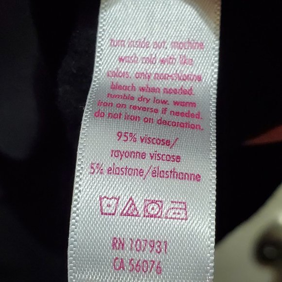 JUSTICE Set of 2 Girls Black Lightweight Crew Neck Tee Shirts - Picture 11 of 14